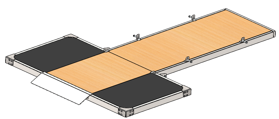 Half Power Frame Weightlifting Platform
