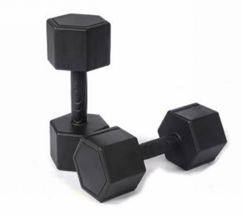 Rubber Hex Dumbbell