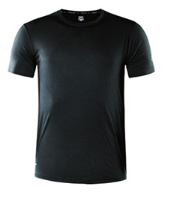 Striped Mesh Sports T-Shirt